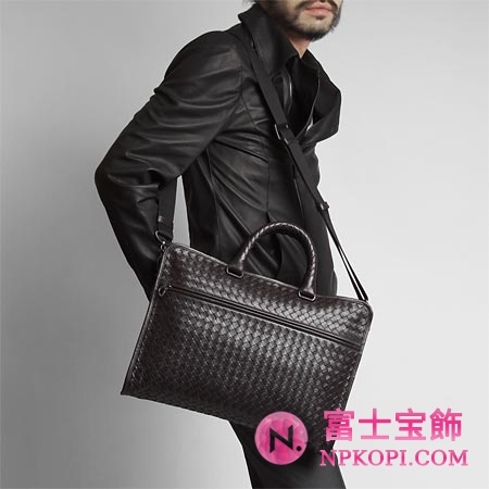 ボッテガヴェネタ/BOTTEGA VENETA/ レザーブリーフケース（２ＷＡＹ仕様） /コーヒーブラウン248395 vq131 1301